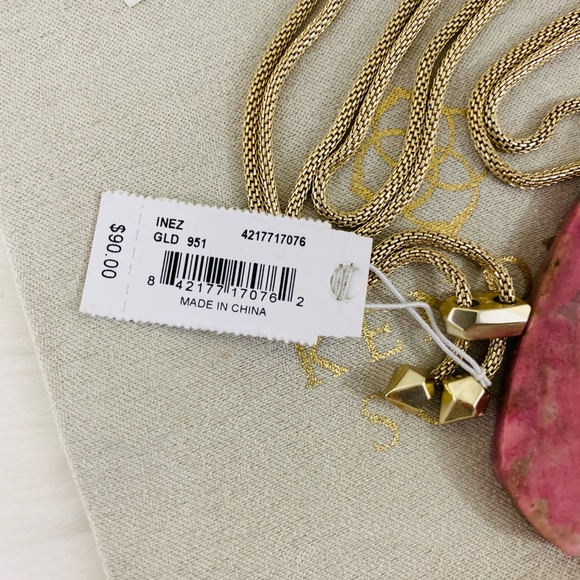 Kendra Scott Inez Gold Tone Necklace - Picture 8 of 8